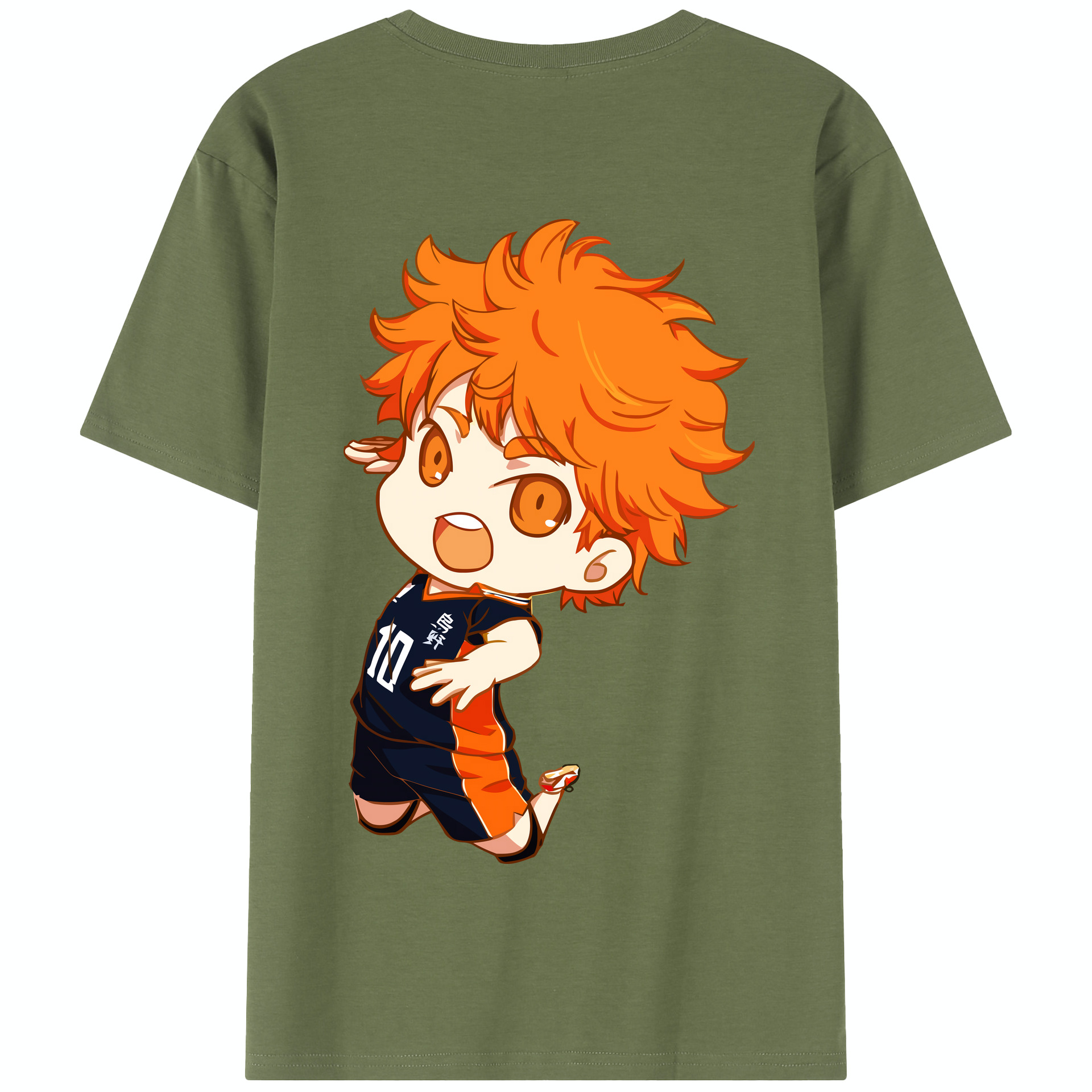 （画像用） ハイキュー!! Haikyu!! 綿100％半袖Tシャツ（背面プリント）